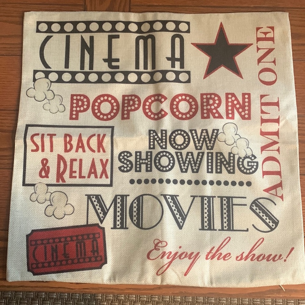 2 movie themed pillow covers